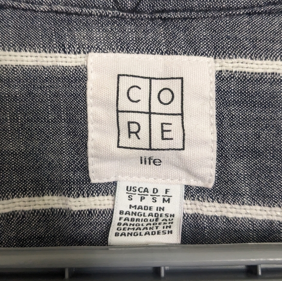 CORE life Stripe short sleeve blouse - Picture 4 of 5